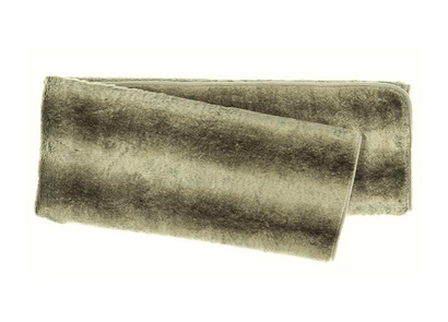 Decorative faux fur bedspread PLATINUM BEAUTY