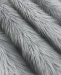 Grey 5 Shaggy Faux Fur Pile Length 40 mm