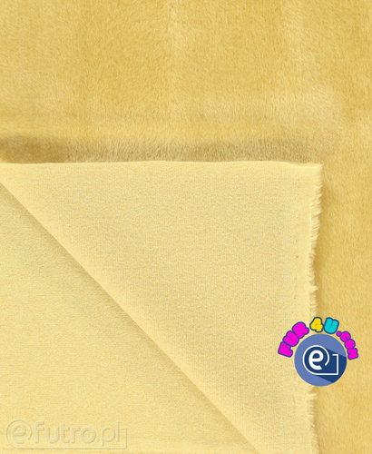 Beige 33568 Short Pile Plush Fabric Pile Length 9 mm