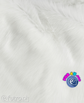 White Faux Fur Animal Wolf 315757-SII, piece 130 cm x 152 cm for sale as a whole