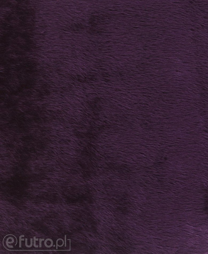 Purple 34561 Long Pile Plush Fabric Pile Length 17 mm 