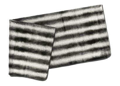 Decorative faux fur bedspread ROYAL CHINCHILLA