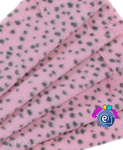 Pink 325044/14 Plush Fabric Dot 9 mm 