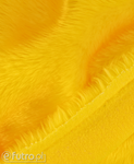 Yellow 33538 Long Pile Plush Fabric Pile Length 17 mm