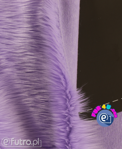 Lilac 044 - SII Shaggy Faux Fur Pile, piece 70 cm x 155 cm for sale as a whole