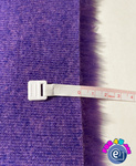 Purple 3458 Long Pile Plush Fabric Pile Length 17 mm