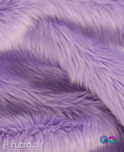 Lilac 044 Shaggy Faux Fur Pile Length 40 mm 