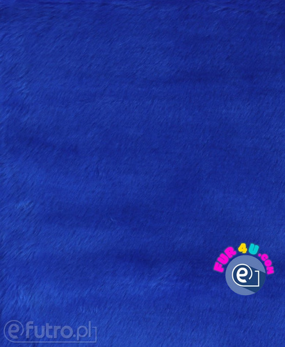 Cornflower Blue 315273 - SII Long Pile Plush Fabric, piece measuring 90 cm x 150 cm for sale as a whole