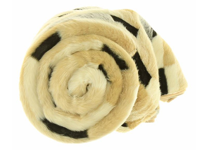 Decorative faux fur bedspread EGYPTIAN BEAUTY