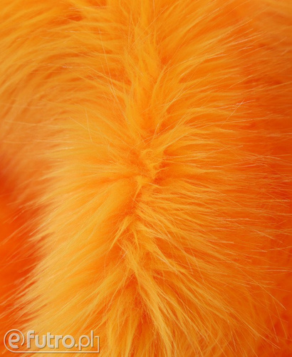 Orange 11 Fox Faux Fur 60 mm