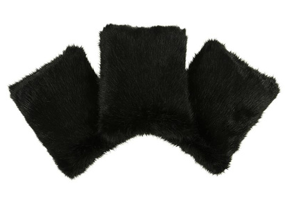 Decorative faux fur pillow FOXY