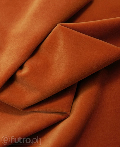 Orange 15456 Velvet Fabric