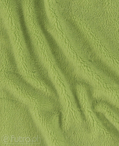 Green 315231 Teddy Sherpa Faux Fur Fabric Pile Length 8 mm