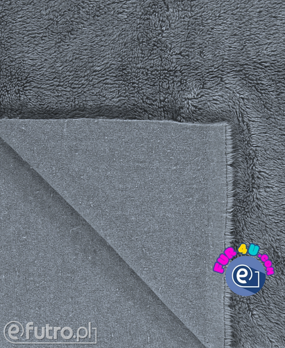 Grey 315772 Teddy Sherpa Viscose Faux Fur Pile Length 10 mm