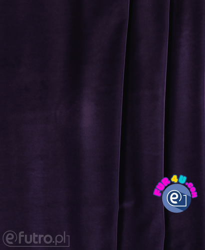 Dark Purple 12406 Velvet Fabric
