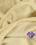 Beige 33569 - SII Lamb Sherpa Faux Fur Fabric, piece 60 cm x 142 cm for sale as a whole