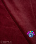 Burgundy 12410 - SII Velvet Fabric, piece 360 cm x 145 cm for sale as a whole
