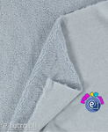 Grey 31507 Teddy Sherpa Faux Fur Fabric Pile ,piece 70cm x 145cm for sale as a whole
