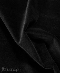 Black 12401 Velvet Fabric