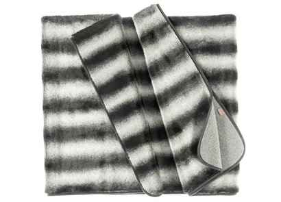 Decorative faux fur bedspread ROYAL CHINCHILLA