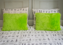 Decorative faux fur pillow SHAGGY