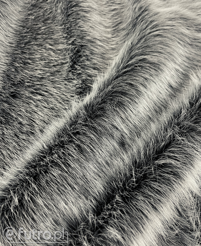 FAUX FUR FOXTROT GREY