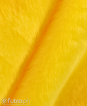 Yellow 33538 Long Pile Plush Fabric Pile Length 17 mm