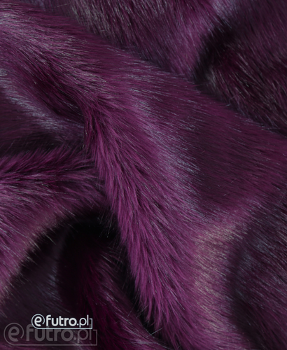 Purple 665 Fox Faux Fur 60 mm 