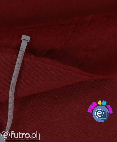 Red 315911 Furry Fabric - 9 mm