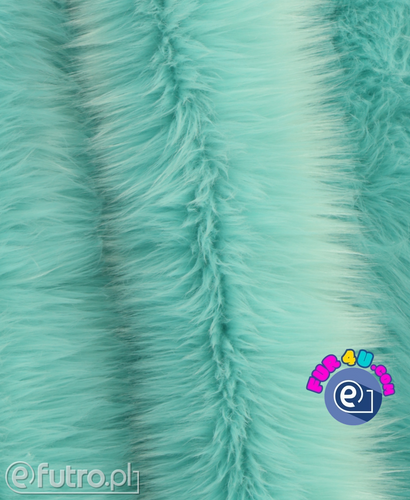 Mint 054 - SII Shaggy Faux Fur, piece 35 cm x 155 cm for sale as a whole