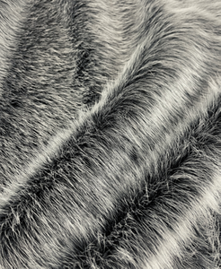 FAUX FUR FOXTROT GREY