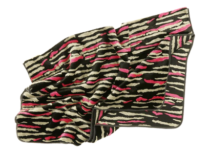 Decorative faux fur bedspread NIGHT WAVES