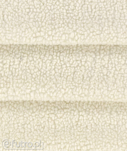 Beige 3257 Teddy Sherpa Faux Fur Fabric Pile Length 8 mm