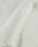 Snowhite Faux Fur Fox Long 340 Pile Length 90 mm