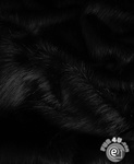 Black 315684 Lion's Mane Faux Fur Long Pile 65 mm