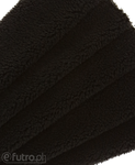 Black Teddy Sherpa Wool Faux Fur Fabric 3354