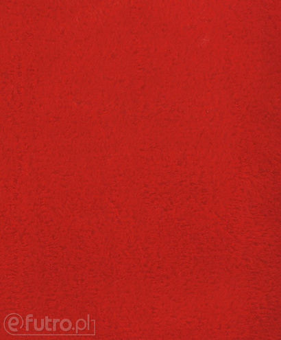 Red 33539 Short Pile Plush Fabric Pile Length 9 mm