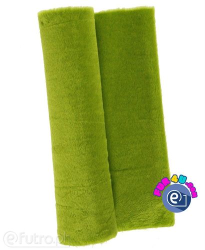 Green 38502 Furry Fabric - 9 mm
