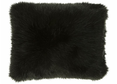 Decorative faux fur pillow FOXY