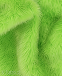  Lime Green 17L Shaggy Faux Fur Pile Length 40 mm