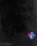 Black 2P-6 Fox Faux Fur 60 mm