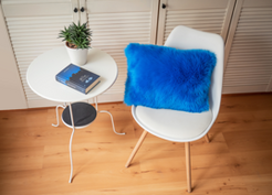 Decorative faux fur pillow SHAGGY