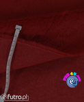 Red 315911 Furry Fabric - 9 mm