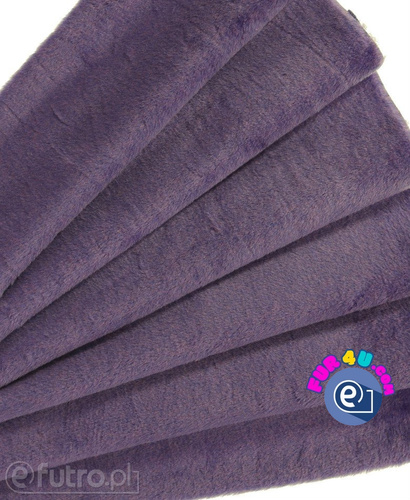 Purple 3458 Short Pile Plush Fabric Pile Length 9 mm