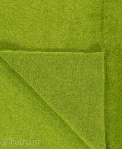 Green 38502 Short Pile Plush Fabric Pile Length 9 mm