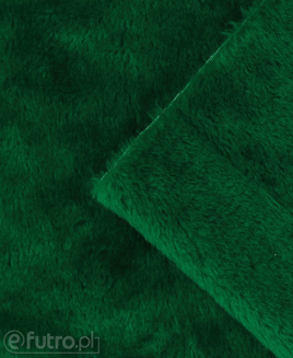 Dzianina Pluszowa KW 3958 zielony, materiał futerkowy o prosto strzyżonym włosiu o długości 9 mm 