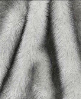 Sztuczne Futro Wilk Syberyjski 315719 szary, puszyste i mięsiste z włosiem o zróżnicowanej długości do 60 mm