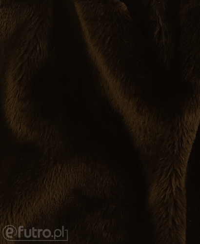 DZIANINA DW 3255 brązowy, materiał futerkowy o prosto strzyżonym, miękkim włosiu o długości 17 mm
