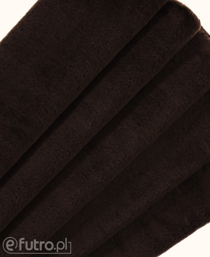 DZIANINA KW 31577 brązowy, materiał futerkowy o prosto strzyżonym włosiu o długości 9 mm