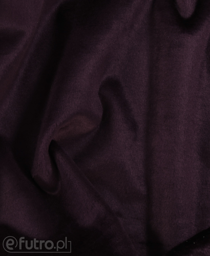 DZIANINA KW 34561 fioletowy, materiał futerkowy o prosto strzyżonym włosiu o długości 9 mm